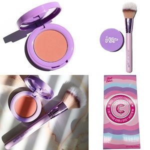 3/$20 🍀Half Caked Best Friends Forever In Bloom Blush + Duo Fiber Brush Set